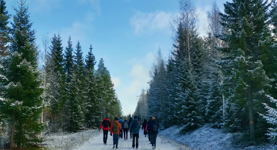 Wandeling door de omgeving